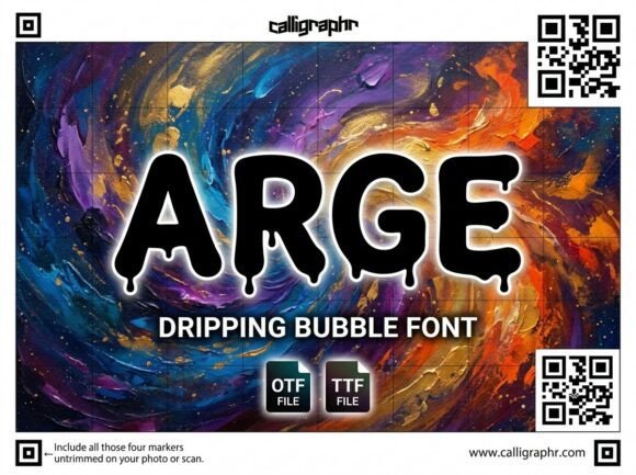 Arge: A Decorative Display Font for Bold Creators
