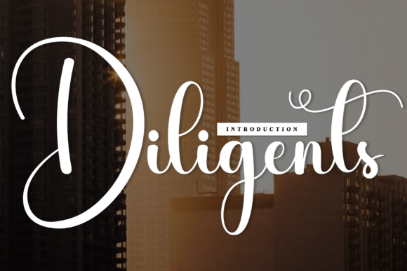 Diligents: A Handwritten Font for Timeless Design