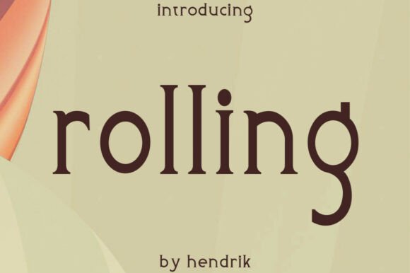 Discover Rolling: A Modern Serif for Elevated Design