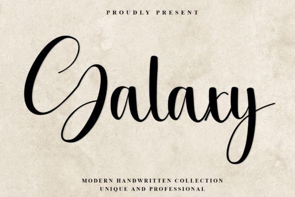 Galaxy: A Modern Handwritten Font for Premium Design