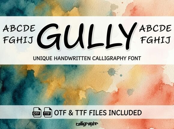 Gully: A Bold Display Font for High-Impact Design