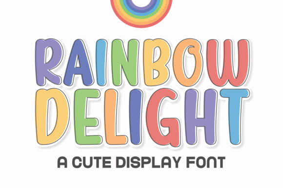 Rainbow Delight: A Handwritten Font for Creative Joy