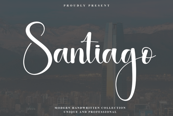 Santiago: A Modern Handwritten Script Font