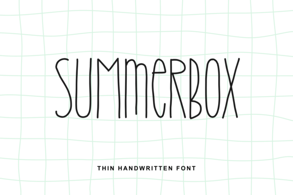 Summerbox: A Playful Handwritten Font for Creative Projects