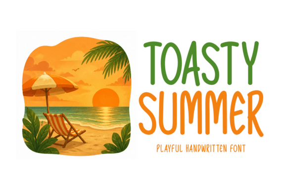 Toasty Summer: A Warm Handwritten Font for Creative Projects