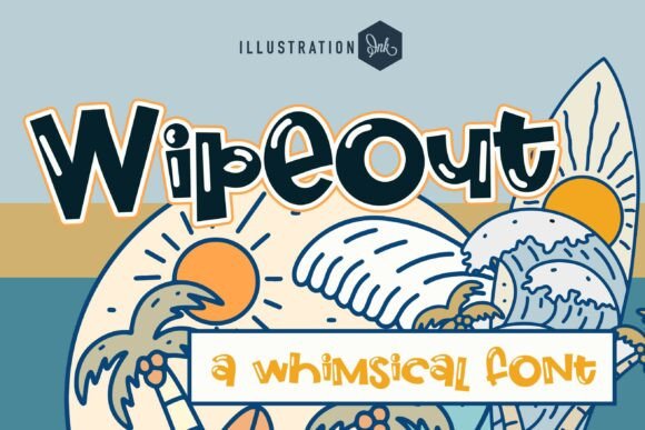 WipeOut: The High-Energy Typeface for Sunny Branding